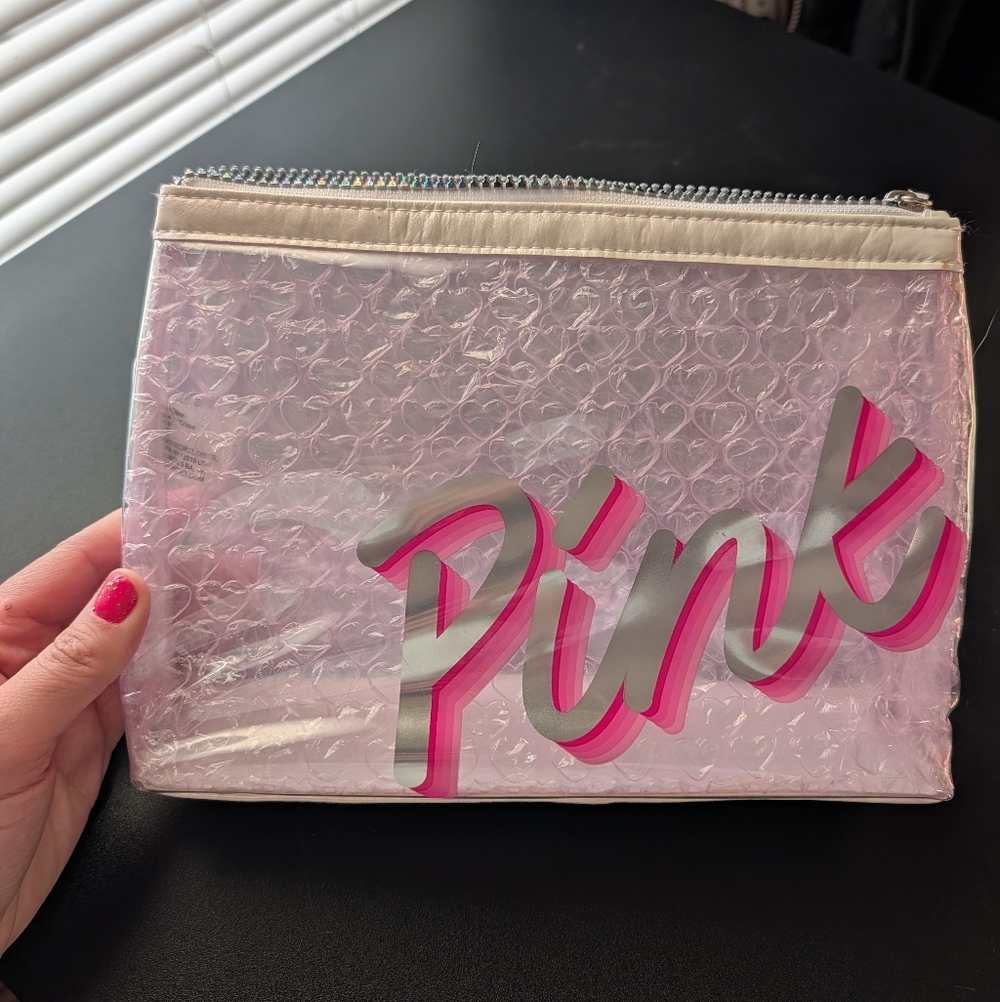 New Victoria's Secret Pink Makeup Bag